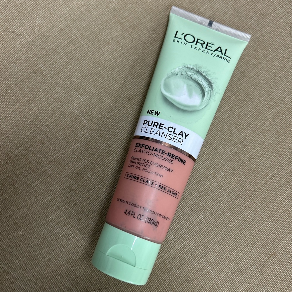 L'Oreal Pure-Clay Cleanser with Mint and Coral